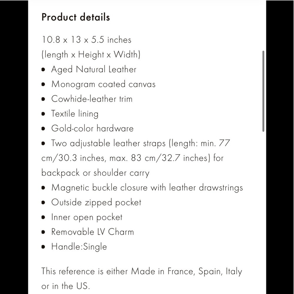 Louis Vuitton Montsouris PM - Picture 6 of 8